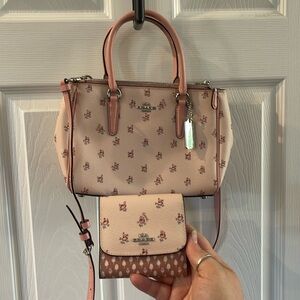 Coach Floral Satchel